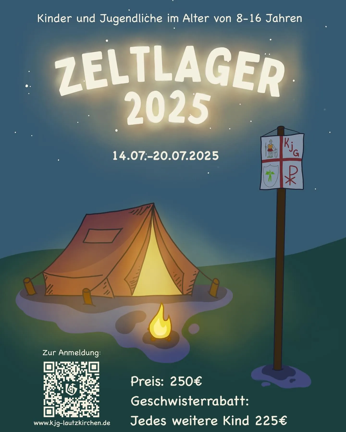 Flyer Zeltlager 2025 Bild 1